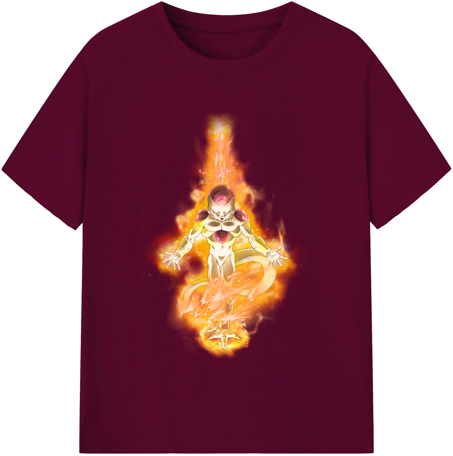 （画像用） ドラゴンボール フリーザ DRAGON BALL Frieza レディースカジュアルプリントTシャツ（綿100％）
